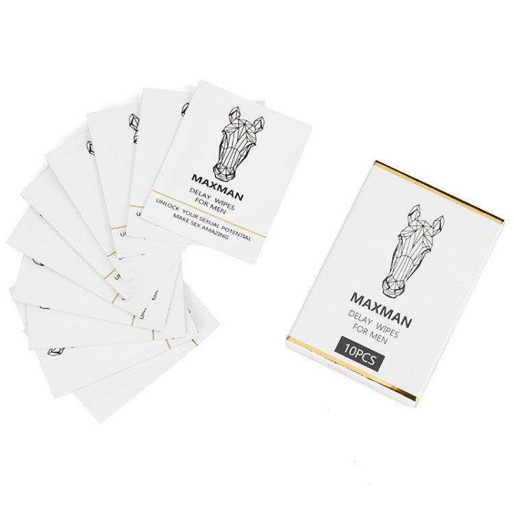 MaxMan  Delay Wipes for Men